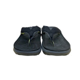 Men’s Black & Green Synthetic Restore Orthotic Flip-Flop Sandals Size 8