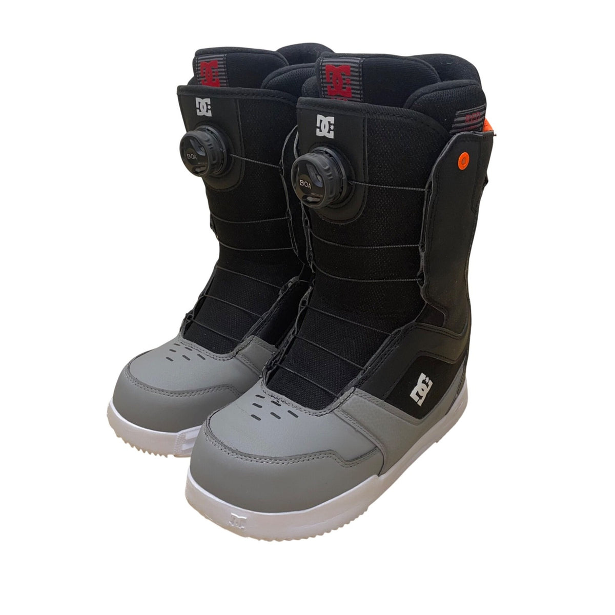 DC Men’s Black Gray UniLite Scout 2021 Boa Closure Snowboard Boots Size 7
