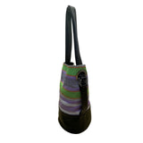 Tote Le Monde Women’s Multicolor Leather & Fabric Bucket Shoulder Bag