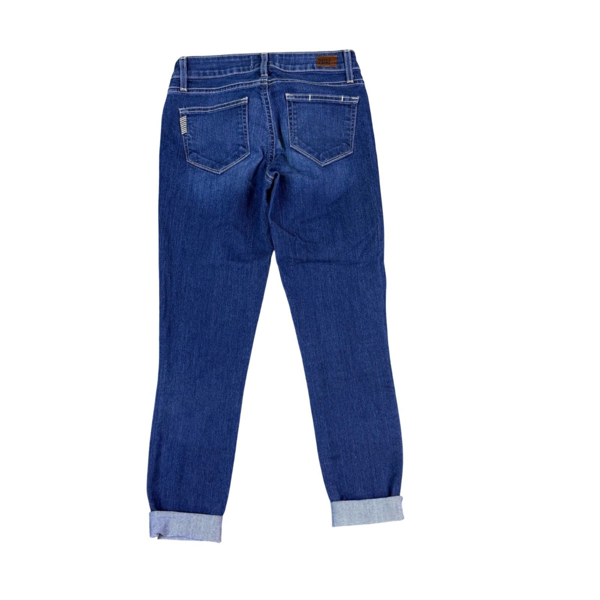 Paige Womens Blue Cotton Blend Verdugo Ankle Jeans Size 25