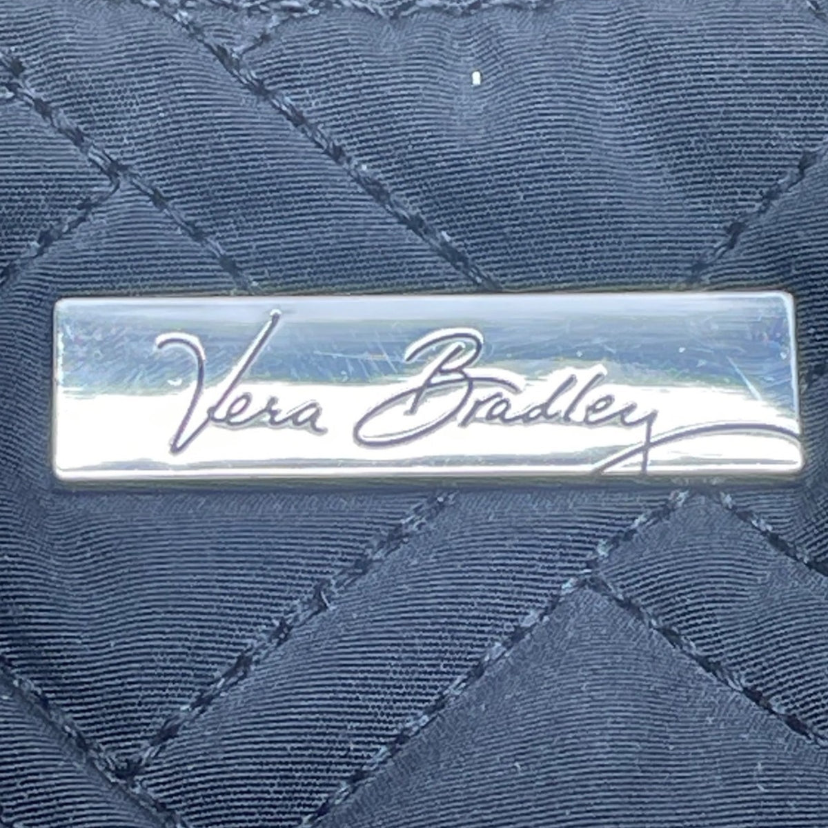 Vera Bradley Women’s Black Quilted Adjustable Strap Shoulder Bag