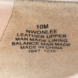 Nine West Women’s Pink Leather Slip-On Pointed Toe Onlee Ballet Flats Size 10M