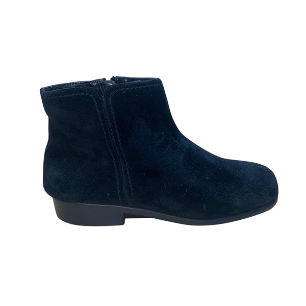 Aerosoles Women’s Black Suede Side Zipper Double Trouble Ankle Boots Size 7.5M
