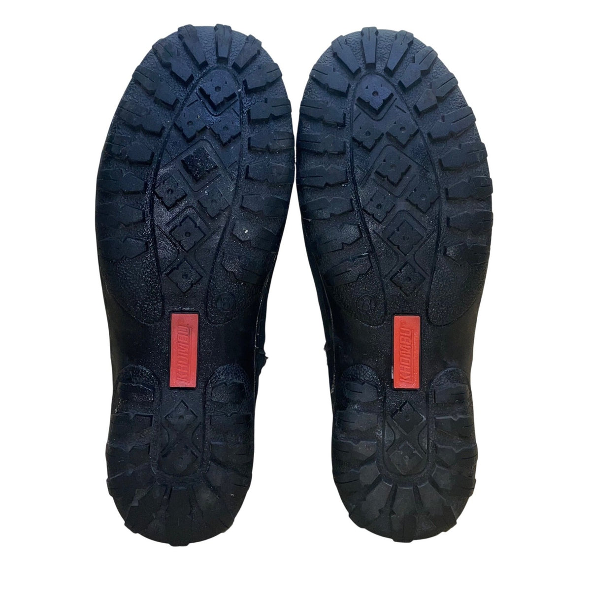 Khombu Women’s Black Faux Fur-Lined & Faux Leather Winter Snow Boots Size 8M