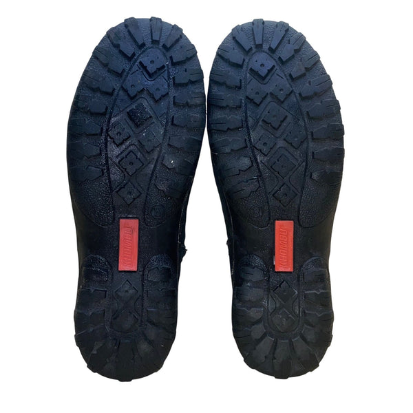 Khombu Women’s Black Faux Fur-Lined & Faux Leather Winter Snow Boots Size 8M