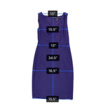 White House Black Market Womens Purple Sleeveless Fit Dress Size 0P