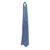 Jonathan Wachtel Mens Blue Silk Neck Tie Made In USA Classic Formal Design