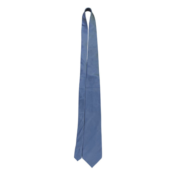 Jonathan Wachtel Mens Blue Silk Neck Tie Made In USA Classic Formal Design