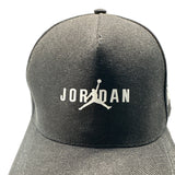 Jordan Black Baseball Cap With Jumpman Logo
