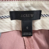 J.Crew Womens Pink Classic Fit Trousers Stretch Fabric Office Wear Size 0