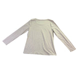 The Limited Womens Beige Perfect Tee Long Sleeve Casual Top Essential Sz XL