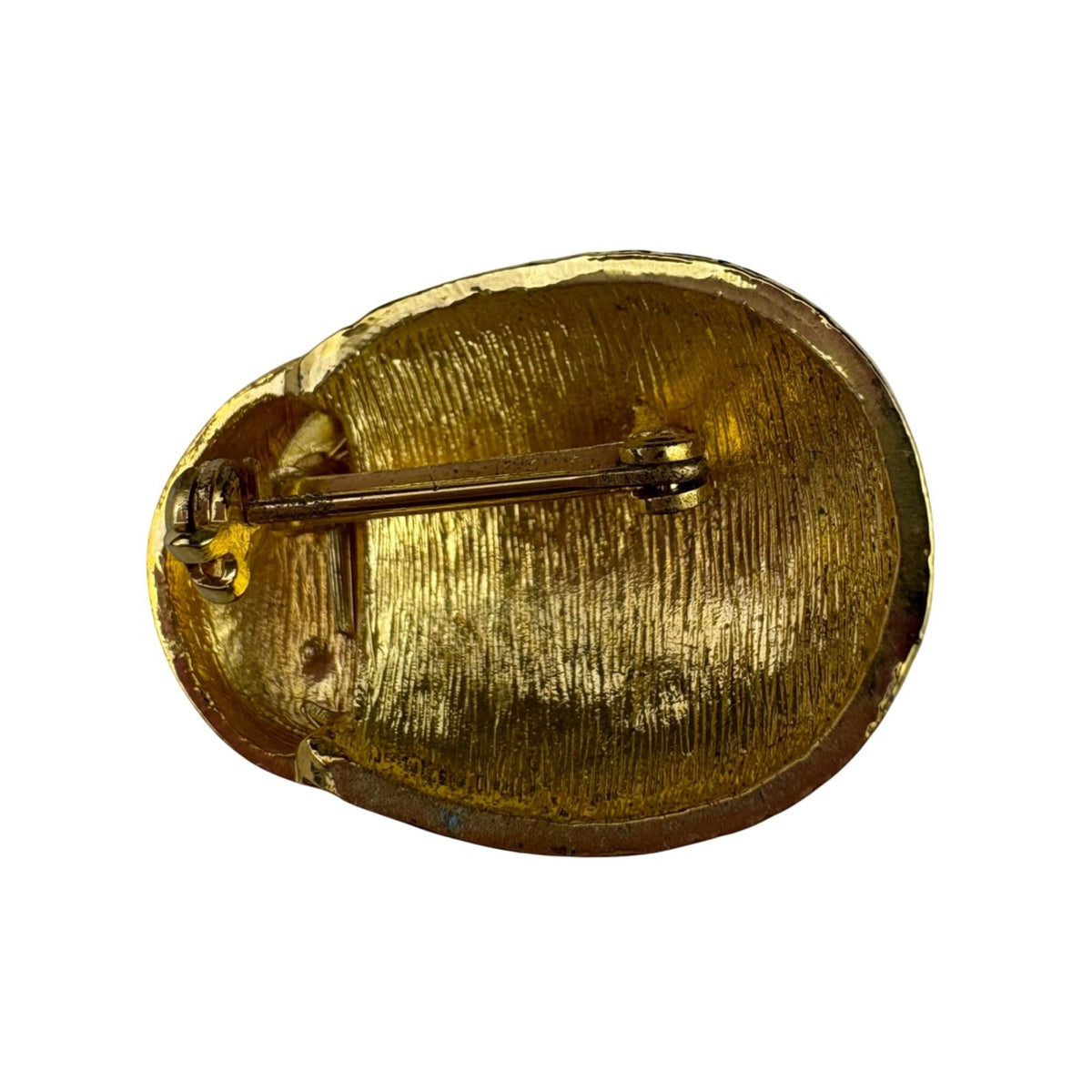Monet Womens Gold Tone Beetle Crystal Pin Brooch Jewelry