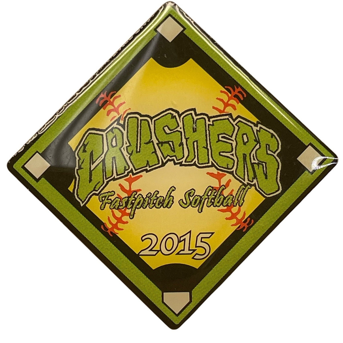 Crushers Fastpitch Softball 2015 Trading Pin Collectible Dual Clutch Backing