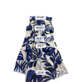 Cupshe Womens Blue & White Floral Sleeveless Dress Rayon Blend Size OS Casual We
