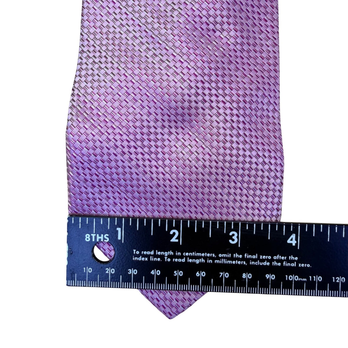 Nicole Miller Mens Purple All Silk Textured Tie 57" Long Luxury Formal Accessory
