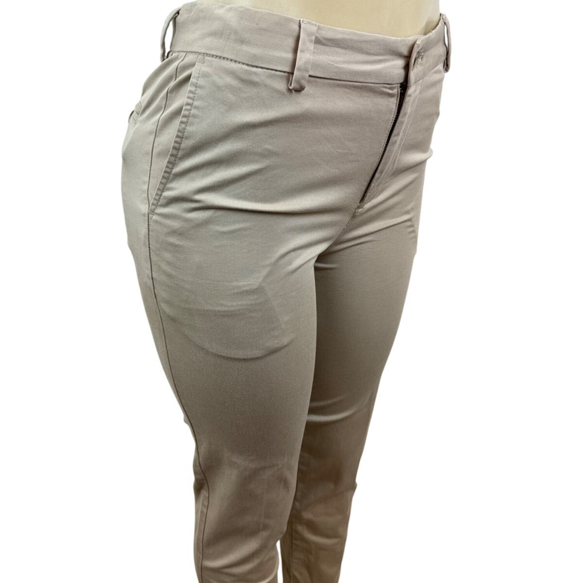 Vineyard Vines Women's Beige Slim Fit Khaki Bottom Trousers Sz 16