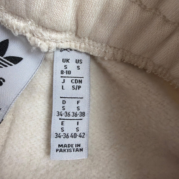 Adidas Womens Beige Joggers Elastic Waistband Activewear Size S