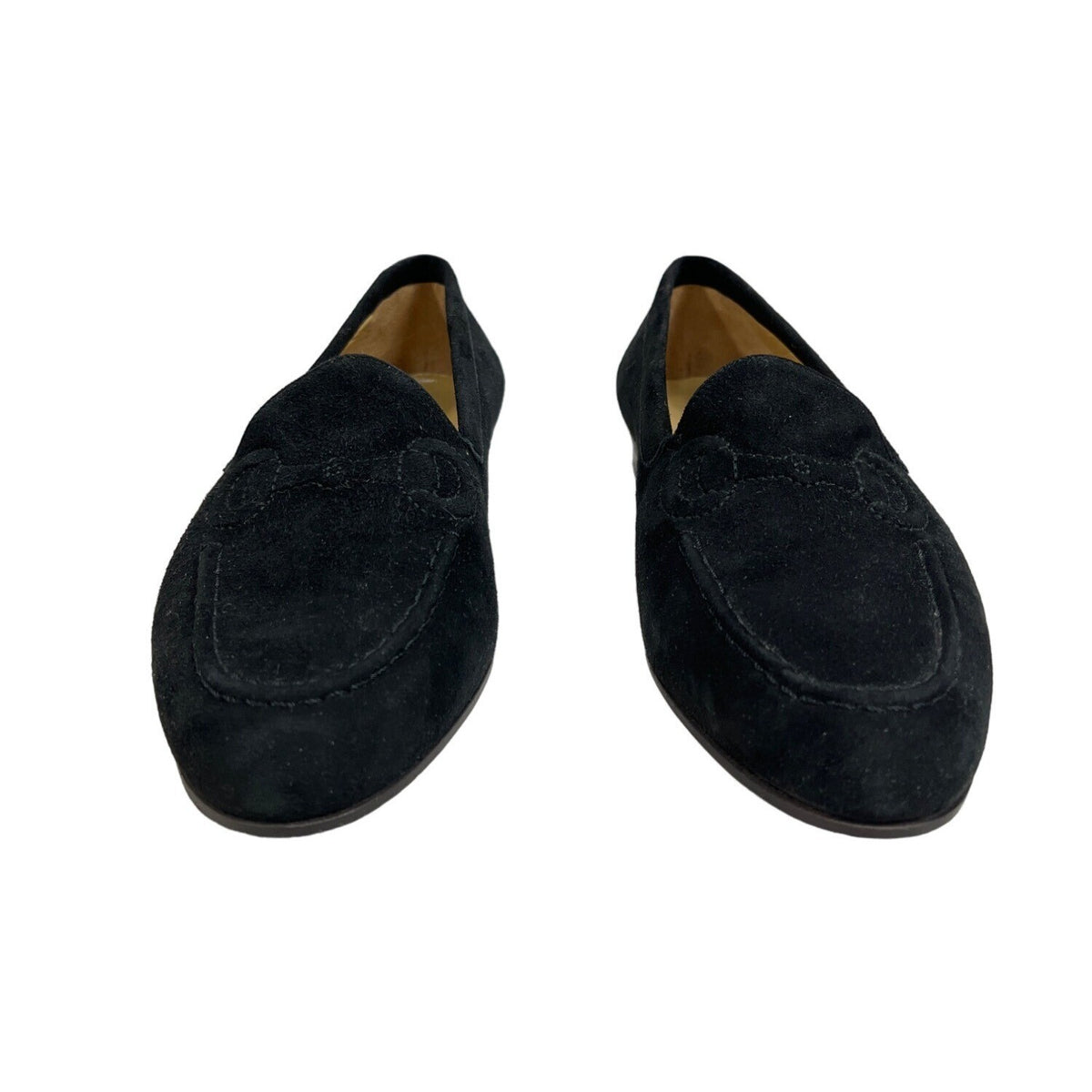 Gucci Women’s Black Suede Slip On Loafers Sz 8 - NWOB