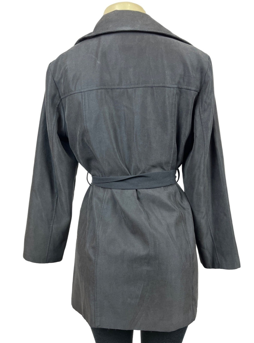 Giorgio Women's Black Button Up Jacket Coat Sz S