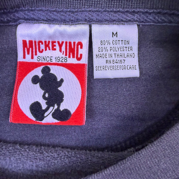 Disney Mickey Inc Mens Gray Graphic Sweatshirt Mickey Mouse Sz M