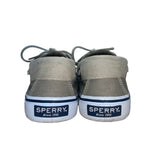 Sperry Men’s Light Olive Canvas Lace-Up Bahama II Boat Shoes Size 11M
