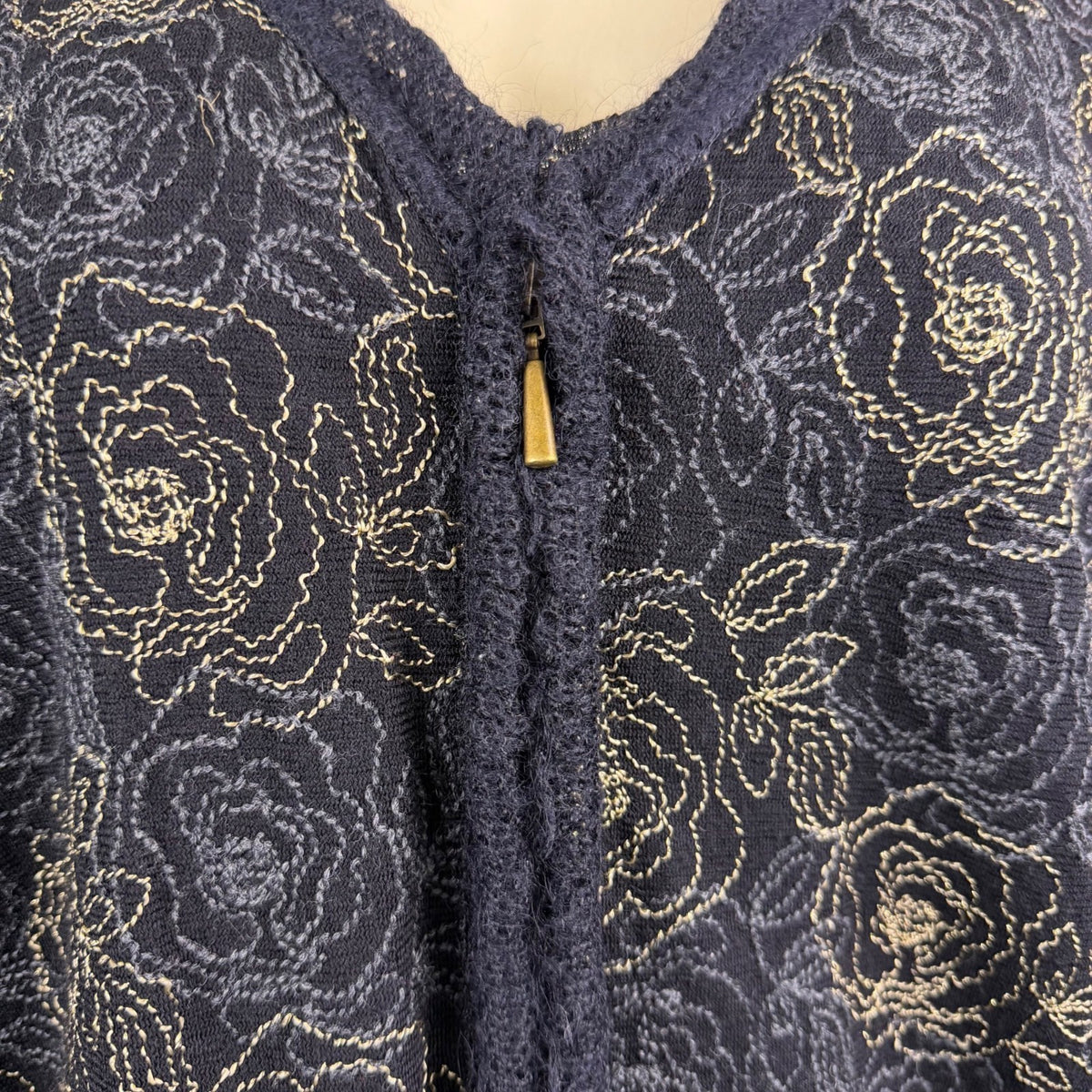 Stizzoli Women’s Black & Gold Lana/Poliamm/Polyester Sweater & Shirt Set