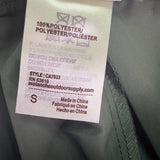 Avalanche Mens Green Polyester Relaxed Fit High-Waisted Soft Pants Size S