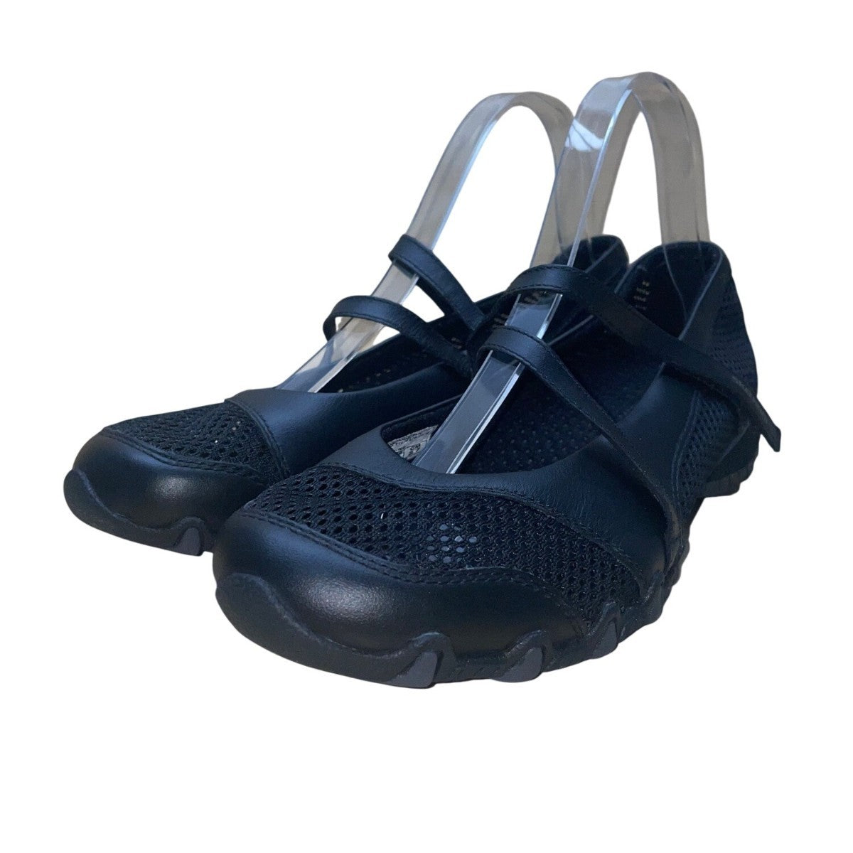 Skechers Women’s Black Leather & Textile Blend Mary Jane Style Shoes Size 10