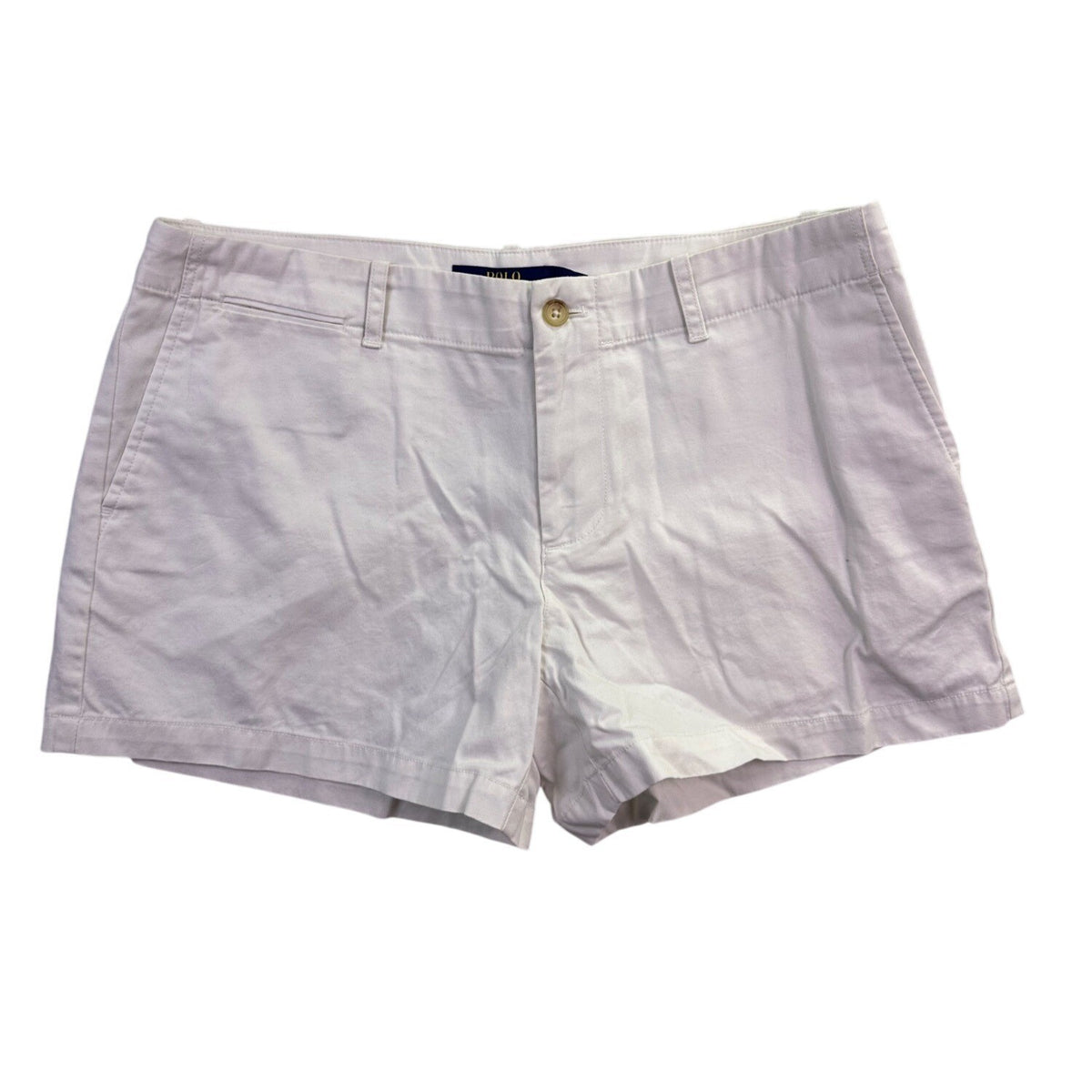 Polo Ralph Lauren White Shorts Womens Summer Casual Lightweight Design Size 6