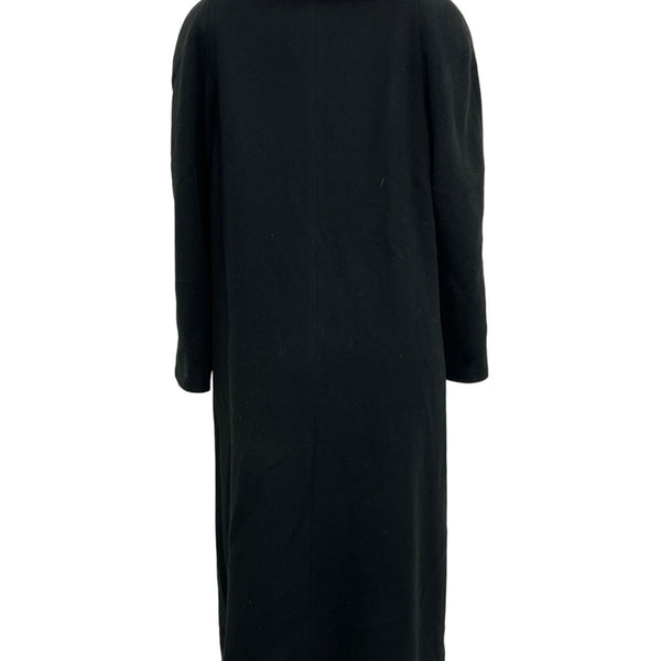 J Percy for Marvin Richards Lord & Taylor Black Faux Fur Long Coat Jacket