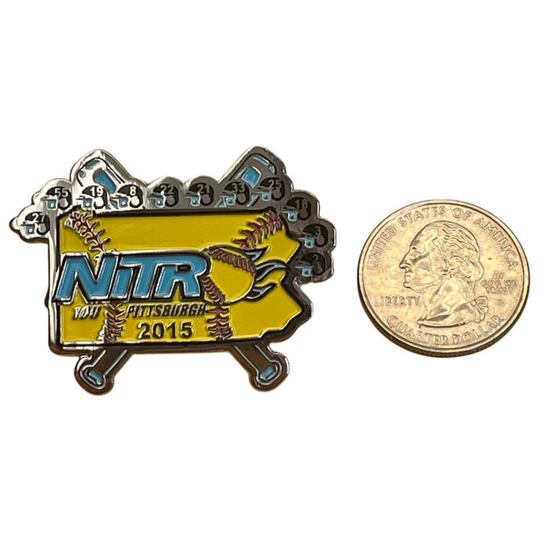 NITRO Pittsburgh 2015 Baseball Trading Pin With Dual Post Backing