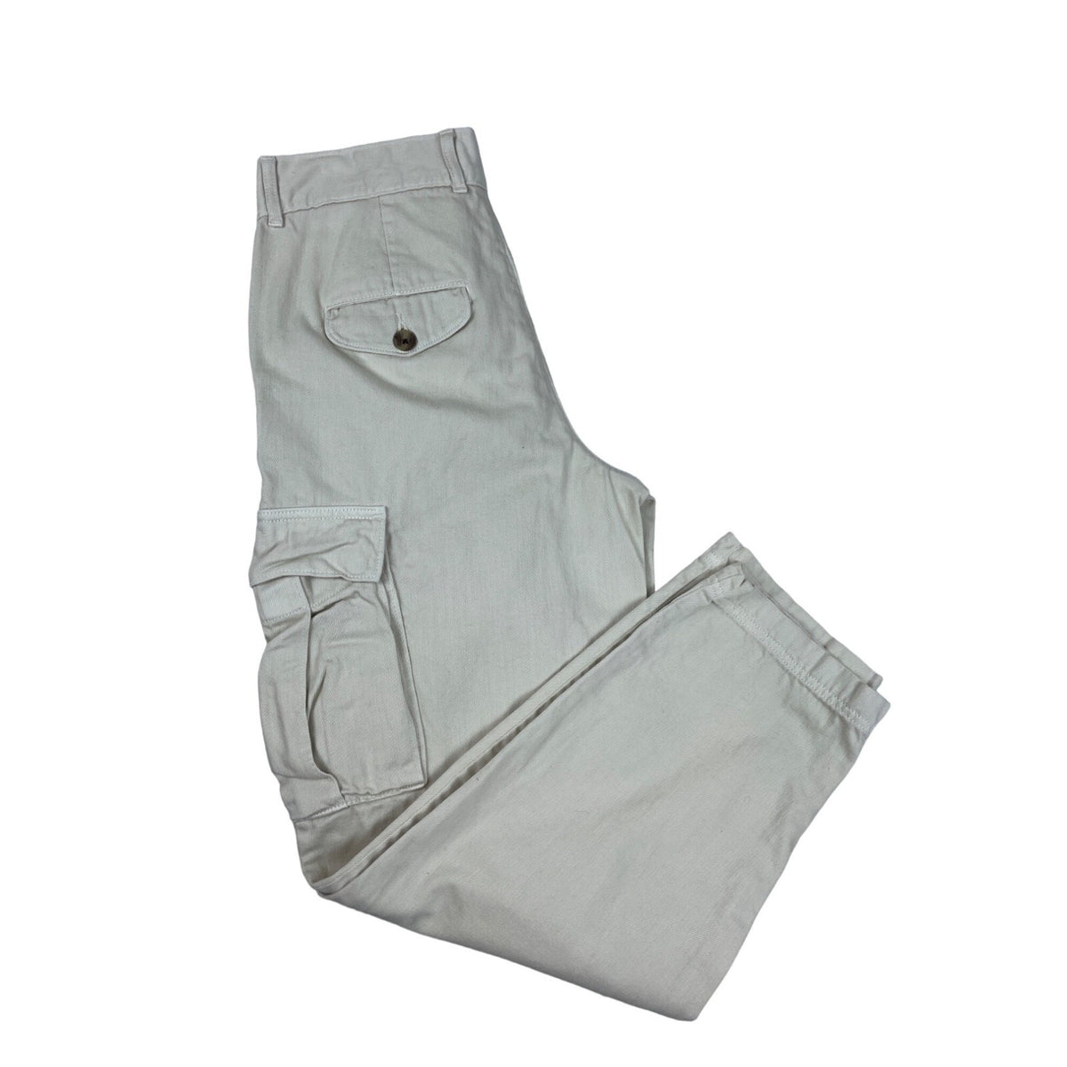 Banana Republic Women's Beige Regular Fit Cargo Pants Sz 27
