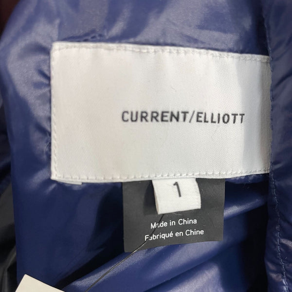 Current/Elliott Women's Navy Blue Windbreaker Jacket Sz 1 (EU 31) - NWT