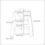 Collezioni Women's Gray Blazer Sz 16 (EU 48)
