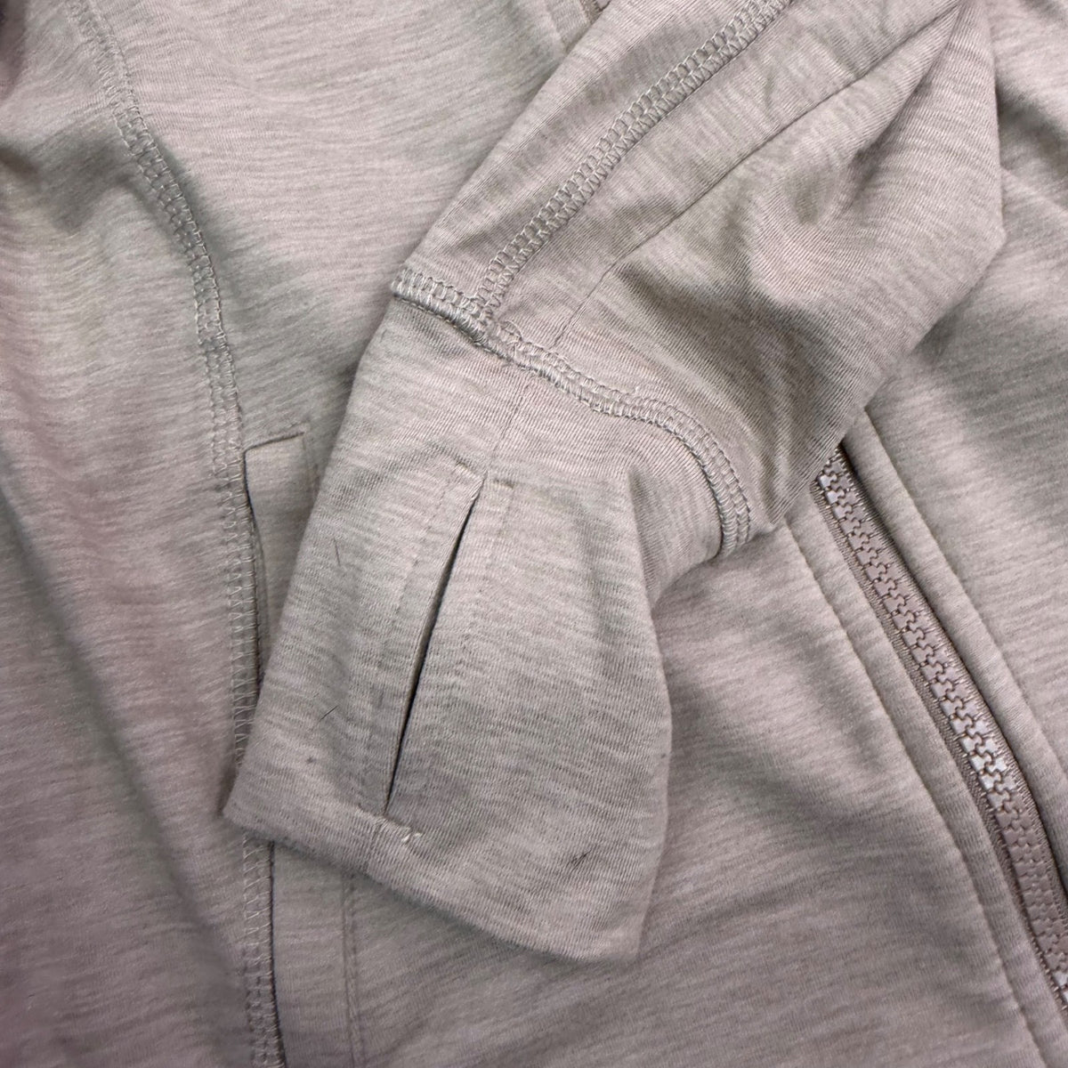 Gottex Women’s Taupe Full-Zip Long Sleeve Lightweight Sweater Size S - New
