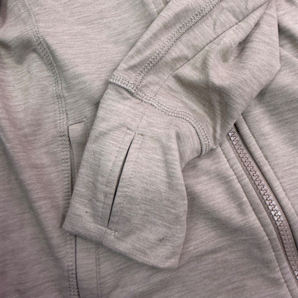Gottex Women’s Taupe Full-Zip Long Sleeve Lightweight Sweater Size S - New