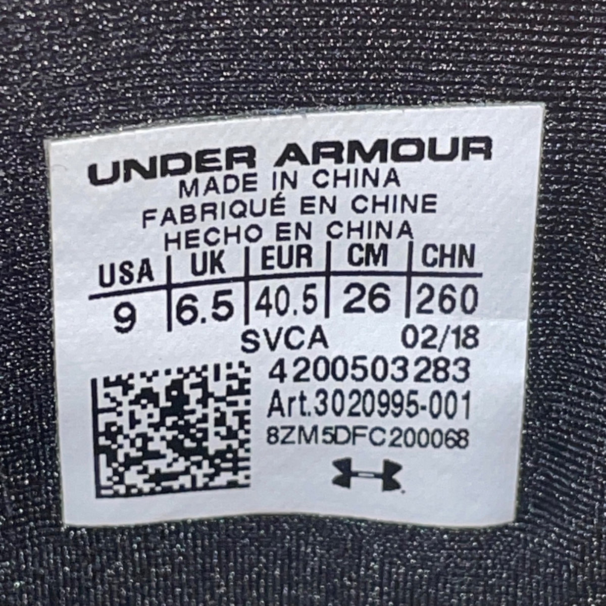 Under Armour Men’s Black Suede White Sole UA Capeside High-Top Sneakers Size 9