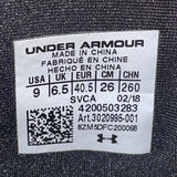 Under Armour Men’s Black Suede White Sole UA Capeside High-Top Sneakers Size 9