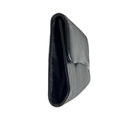 Lático Women's Black Leather Snap On Purse Sz S - EUC, inside zipper pocket