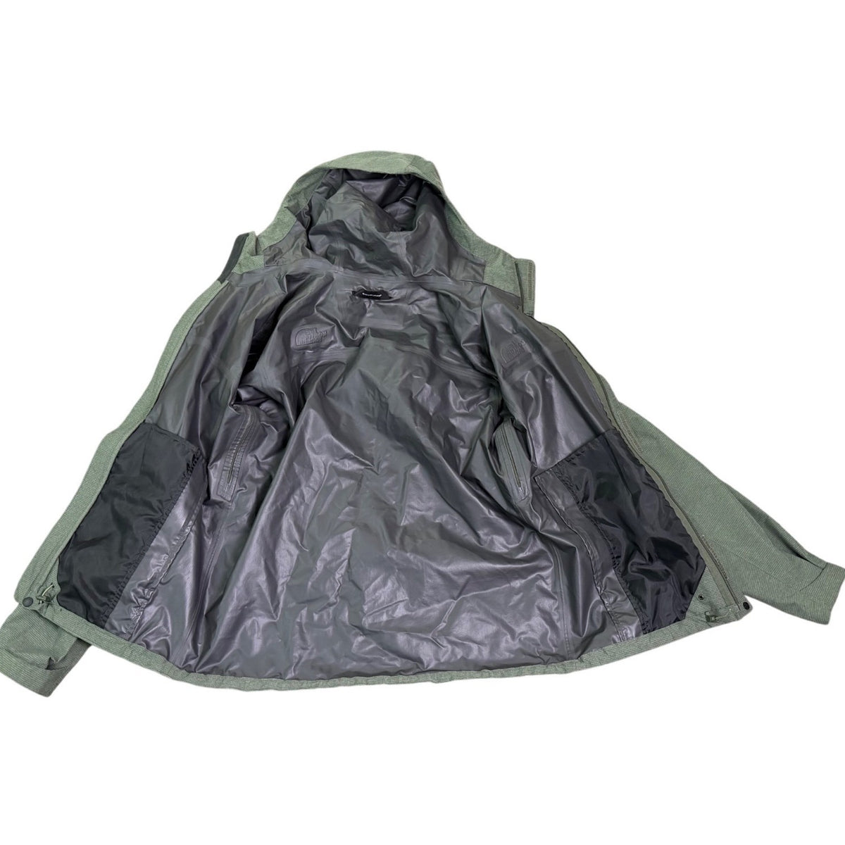 The North Face Men’s Green Hooded Lightweight Jacket Adjustable Drawcord