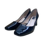Jones New York Women’s Black Patent Low Block Heel Audley Pumps Size 8.5M
