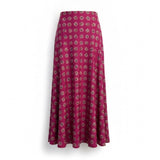 Loft Womens Pink Floral Print Midi Skirt Size XS