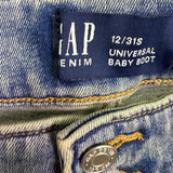Gap Womens Light Wash Denim Baby Bootcut Jeans With Stretch Universal Fit 12/31S