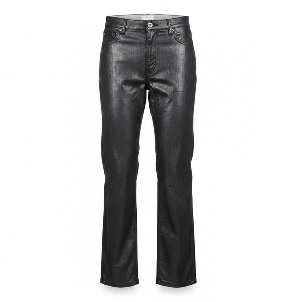 Wilfred Womens Black Faux Leather Straight Leg Pants Size 2