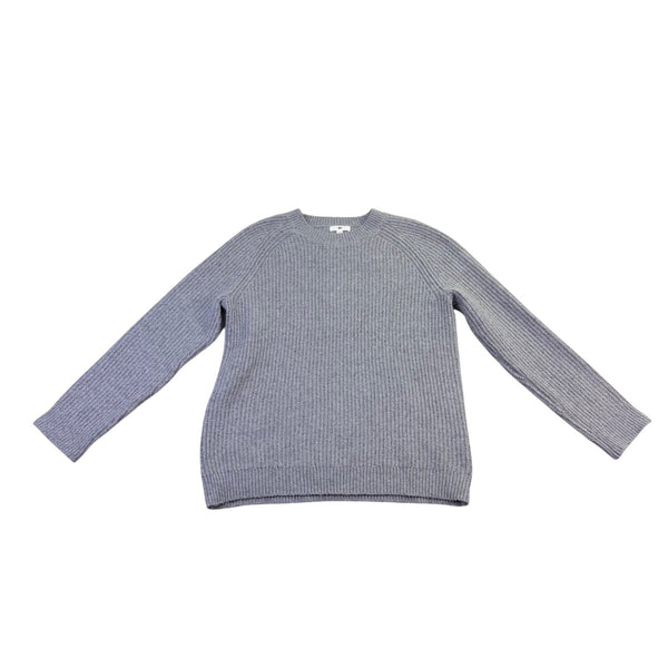 BP Womens Gray Ribbed Knit Crewneck Sweater Size S