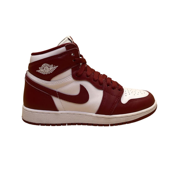Nike Youth Red & White Air Jordan 1 Retro High OG GS Basketball Shoes Size 4.5Y