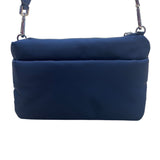 Calvin Klein Women’s Blue Nylon Adjustable Strap Compact Crossbody Bag