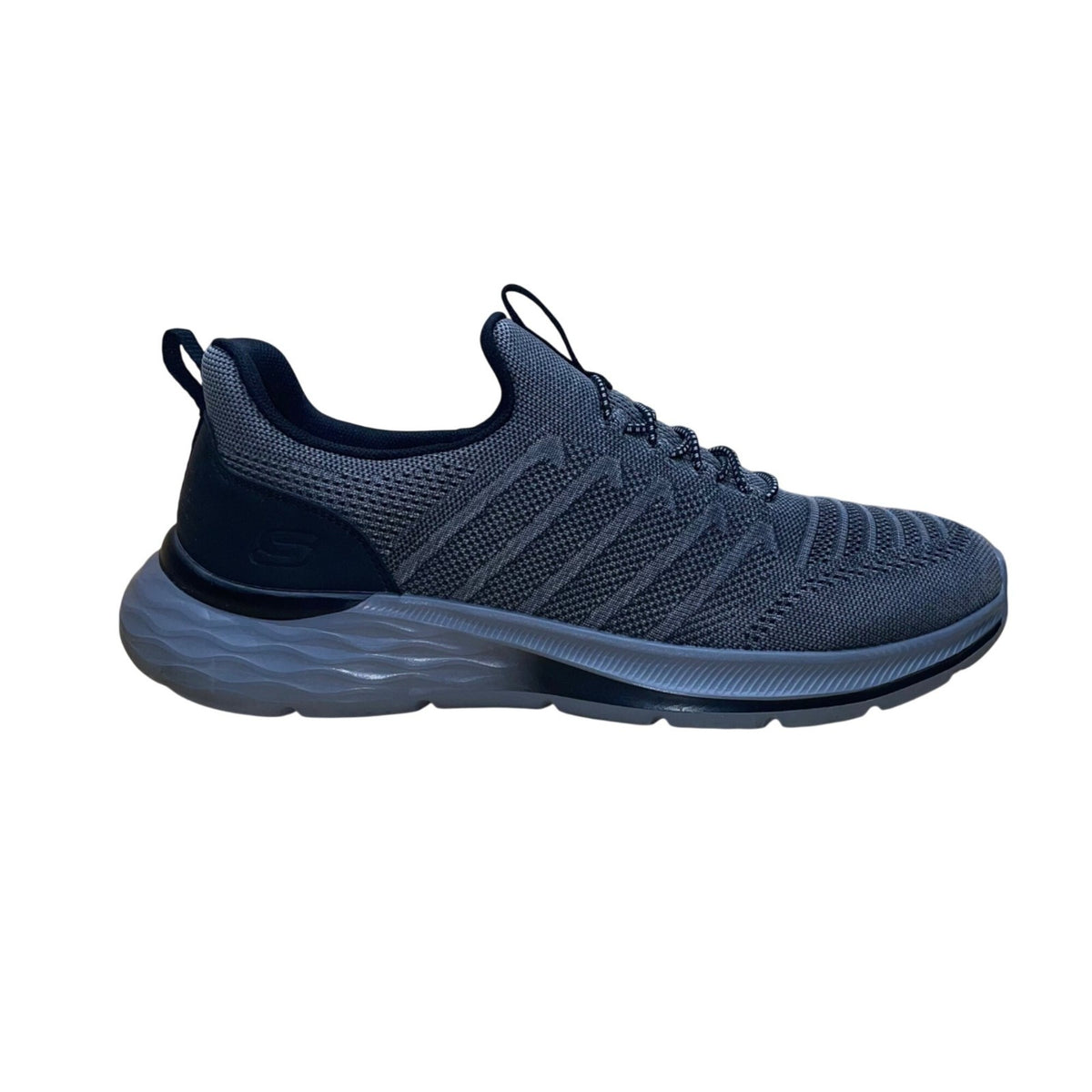 Skechers Men’s Black Breathable Mesh Athletic Walking Shoes Size 11