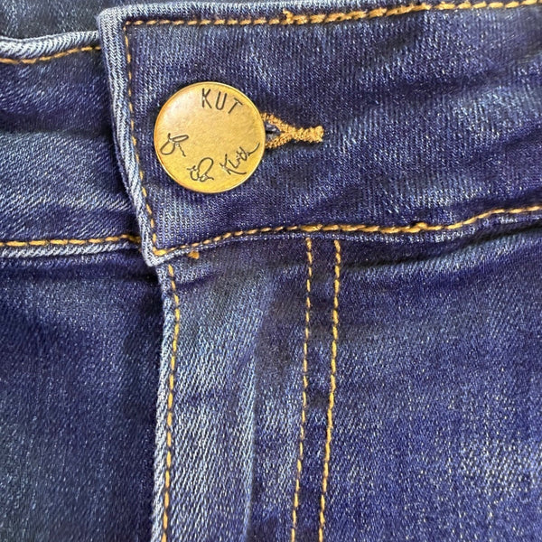 Kut Womens Dark Wash Denim Bootcut Jeans Size 4
