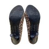 Kardashian Kollection Women’s Leopard Print Los Angeles High Heel Pumps Size 8M
